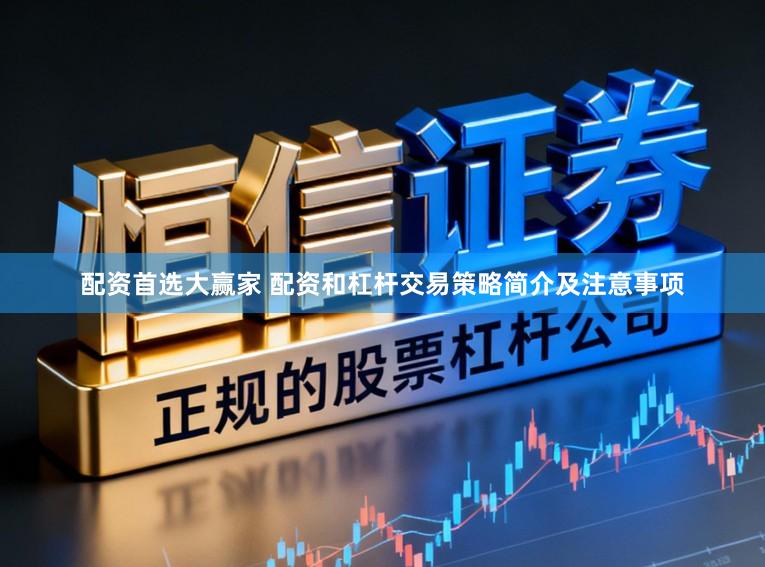 配资首选大赢家 配资和杠杆交易策略简介及注意事项